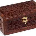 Mother's Day Gifts Handmade Rosewood Jewelry Box Chest Organizer Tarot Card Decks Box Unique Gift Ideas for Men Women | Wooden Jewellery Storage Vintage Box Multipurpose Organizer