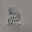 Frienda 6 Pcs Curtain Rod Brackets Adjustable Holder Wall for 1 Inch Diameter Curtain Rod General Bracket Hooks with Screws (White)