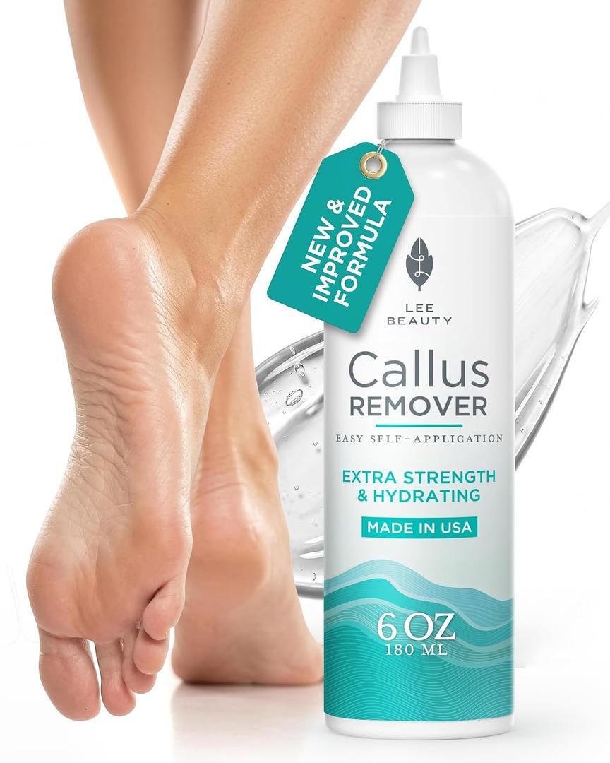 Lee Beauty 6oz Professional Gel Callus Remover for Feet
Easy Self Application, Fast-Acting Formula, Gentle, Cracked Heels & Dead Skin