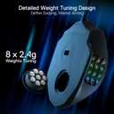 Redragon M908 Impact RGB LED MMO Gaming Mouse with 12 Side Buttons, Optical Wired Ergonomic Mouse with Max 12,400DPI, High Precision, 18 Programmable Macro Shortcuts, Comfort Grip