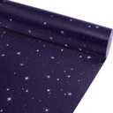 Outer Space Bulletin Board Roll Reusable Waterproof Erasable Night Sky Non-Woven Fabric Bulletin Board Fade Resistant Wrinkle Resistant Galaxy Planet Poster for Classroom Decor Wrap Craft 15.5" x40ft