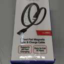 ZGear 3 Foot Flat Magnetic Sync Charge Cable, 2 Pack