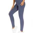 THE GYM PEOPLE Thick High Waist Yoga Pants with Pockets, Tummy Control Workout Running Yoga Leggings for Women, Small