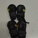 XSY&G Dog Boots,Waterproof Dog Shoes,Dog Booties with Reflective Rugged Anti-Slip Sole and Skid-Proof,Outdoor Dog Shoes for Medium to Large Dogs 4Pcs (Size 5:2.7''x2.2'')(L*W) for 41-60 lbs, Black)