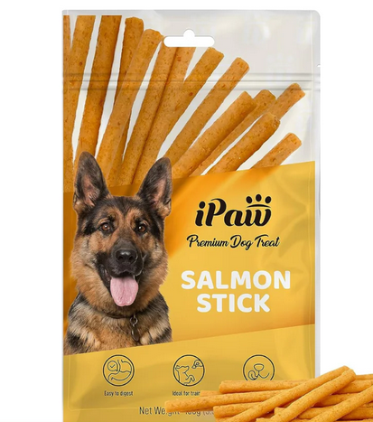 iPaw - Premium Dog Treat - Salmon Stick BB 6/12/25