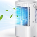 Portable Air Conditioner Fan Water Ice Cooling Fan for Office Room Spray Mist Fan