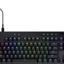 Logitech G PRO X TKL Rapid (Tenkeyless) Wired Gaming Keyboard: Magnetic Analog Switches with Rapid Trigger, Lightsync RGB, Detachable USB-C Cable, Volume Roller & Media Buttons - Black