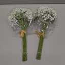 Ysleen 48 Pieces Artificial Flowers Plastic Baby Breath Flowers Faux Gypsophila DIY Floral Bouquets Arrangement Baby Breath Wedding Party Decoration for Party Home Office Garden Decor (White)