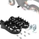 Dirt Bike Foot Pegs for Tutti Soleil01,CNC 7075 Aluminum FootPegs Rest Pedal for Tuttio Soleil 01 Off-Road EBike-Black