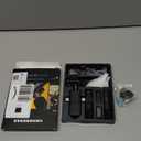 MENERESAS Wireless Lavalier Microphone for iPhone: Mini Microphone Noise Reduction - 328ft Transmission & 20H Battery Life for Video Recording, 3-in-1 Universal Camera & Android, Clip (Brushed Black)