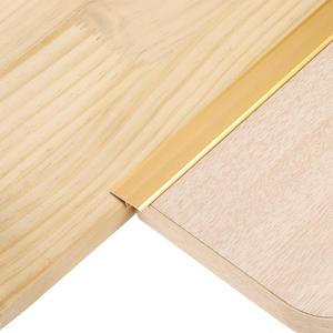 uxcell 3Pcs 4ft x 0.79" T Molding Floor Transition Strips, Aluminium Alloy Vinyl Flooring Gap Trim for Joining Laminate Planks Tiles Floor Gaps, Gold