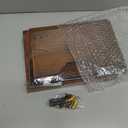 Mail Organizer Countertop, Wooden Mail Holder,4 Slot Letter Holder for Desktop, Vintage Desk Organizer for Fill, Bill