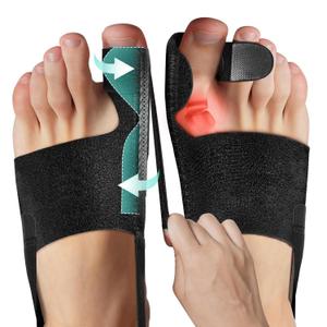 Bunion Corrector for Men Women Big Toe, Fix Hallux Valgus Correction Big Toe Straightener for Bunion Relief, Comfortable Breathable Bunion Splint Brace for Day Night Support