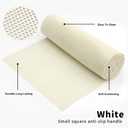 Shelf Liner Non-Adhesive 12in x 20ft,Strong Grip Non Slip Shelving Liner for kichen cabinets,Easy Install Storage,Drawers,Shelves kitchenware Tableware White Liners (White, 15.7" x10ft)