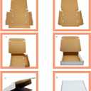8x8x2 Inches Shipping Boxes Set of 25,White Corrugated Mailing Cardboard Box Literature Mailer for Packing Small Business Moving Storage, E-Commerce Packaging Mailing Boxes Gift Boxes for Presents