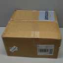 Mxfurhawa Faux Fur Storage Ottoman Round Furry Vanity Stool Marble Grain Tray Coffee Table Compact Footrest with 4 Metal Legs Soft Makeup Seat Foot Stool for Living Room Bedroom Entryway White