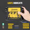 BUNKER INDUST Trailer Brake Away Kit with 12V 5AH Battery Built-in Charger and Switch, Trailer Breakaway System for for Trailer Caravan Towable RV Vehicle