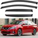 Window Visors Rain Guards Shield for 2013-2019 Nissan Sentra, Window Wind Deflectors Vent Shades for 13-19 Sentra