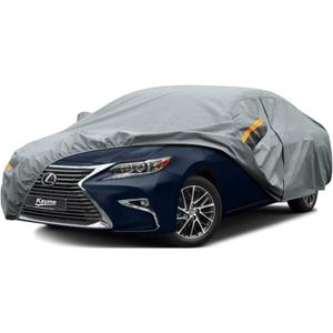 Kayme Heavy Duty Car Cover Custom Fit Lexus ES 300 330 350, Waterproof All Weather for Automobiles, Full Exterior Covers Rain Sun UV Protection.