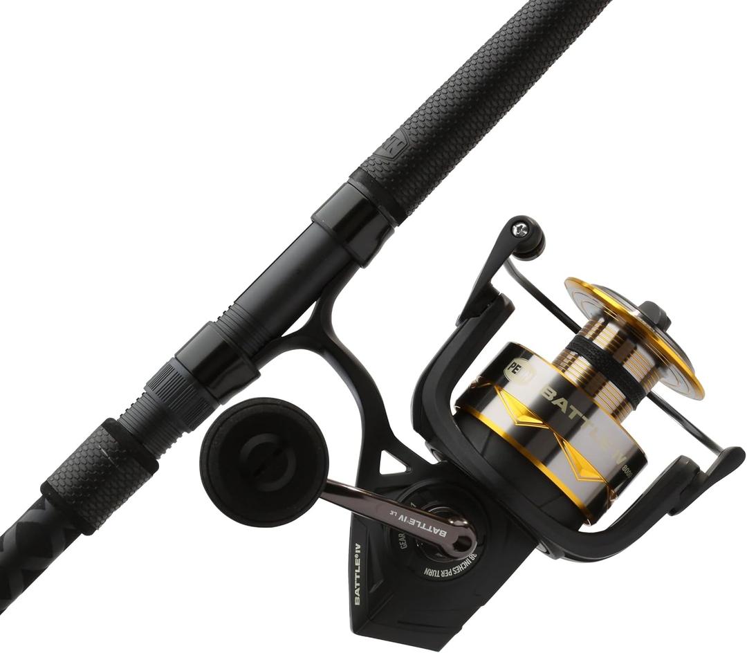 Penn Battle IV Spinning Reel and Fishing Rod Combo