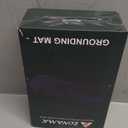 Grounding Mat for Bed,Energy Mat Grounding Pad for Sleeping, Relieve Stress,Improves Sleep,Anti-Static Mat,Anti-Slip Ground Mattress with 15 Feet Cord and Test Pen (Dark Black, Full Size:53"x26")