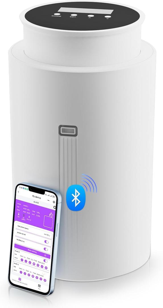 Wankeer Scent Air Machine for Home, 2000 Sq. Ft Coverage Hotel Collection Diffuser with Smart Cold Air Tech, Whole House Fragrance, Bluetooth Waterless Oil Diffuser for Large Room, Hotel, Spa, Office