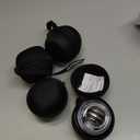 4 Pcs Wrist Trainer Ball Auto Start Hand Gyro Ball Wrist Strengthener Self Starting Forearm Exerciser with Bag and Strap for Strengthening Arms Fingers Wrist Training (Black)