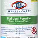 Clorox Healthcare Hydrogen Peroxide Cleaner Disinfectant Wipes, 6.75" x 5.75", 155 Count, Pack of 6 