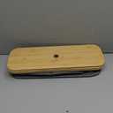 LONBET Toilet Paper Storage for 12 Rolls, Stackable & Foldable - The Ultimate Bathroom Organizer - Waterproof Basket with Bamboo Lid - Elegant Toilet Paper Storage Holder, Gray (Grey)