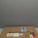 Black Aluminum Ramp 2FT, With Non-Slip Surface Wheelchair Ramp, Folding Portable Wheelchair Ramps for Home Steps, Scooter Ramp for Car, Stairs, Doorways, Curbs, 800 LBS Weight Capacity, 28.3" W x 24''L (2FT(Using height 2-6''))