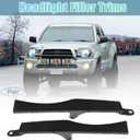X AUTOHAUX Pair Front Lower Headlight Bumper Grille Filler Driver Passenger Side for Toyota Tacoma 2005-2011 5251204901 5251304901 Headlight Filler Trim