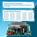 OEM WH22X35837 Inverter Control Board Compatible with GE Washer Board WH22X29531 WH22X32059 WH22X32957 WH22X34657 AP7211663