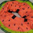 SCENEREAL Dog Cone Alternative After Surgery Donut Collar, Soft Pet Recovery Pillow Collar for Dogs, Inflatable Adjustable Neck Collars to Prevent Licking, Watermelon L