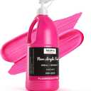 Nicpro Fluorescent Pink Large Acrylic Paint Set (69 oz, 2040 ml), Glow in the Black Light, Non-Toxic Neon Paint for Neon Party Decoration, DIY Project on Multi-Surface, Canvas, Rock, Wood, Craft