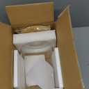 Beverage Dispenser 2.1 Gallon with Spigot Glass Water Dispenser for Parties, Bars, Restaurants (8Lwith Wood Stand Drink Dispensers