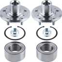 MISIOEK 2Pcs Front Wheel Hub Bearing Kits Fit for 2007-2010 Acura RDX,2007-2011 Honda CRV 5 Lugs BR930583K