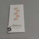 ohora Semi Cured Gel Nail Strips (N Dress Up) - White, Patterned, Works with Any UV/LED Lamps, Salon-Quality, Long Lasting, Easy to Apply & Remove - Includes 2 Prep Pads, Nail File & Wooden Stick