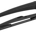 X AUTOHAUX Rear Windshield Wiper Blade Arm Set for Mazda 3 Hatchback 05-07