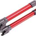 Vacuum Cleaner Extension Rod, Straight Pipe, Folding Pipe Fittings/Replacements, Compatible For Dyson, V7V8V10V11(Red)