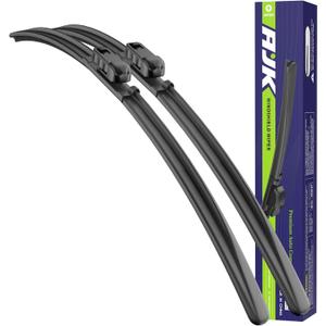 AJK Wiper Blades for Chevrolet Silverado 2014 2015 2016 2017 2018, 2 Piece All Weather OEM Quality Automotive Replacement Windshield Wiper Blades for My Car