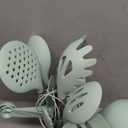 Kitchen Utensils Set, 28 Pcs Silicone Cooking Utensils Set with Holder, Spatula Set, Silicone Whisk, Measuring Cups and Spoons Set with Stainless Steel Handle Kitchen Gadgets (Light Green)