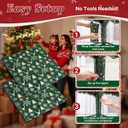 Artificial Christmas Tree Collar Christmas Tree Skirt Collar Hides Fake Pole, Christmas Decorations, Christmas Tree Base Cover Zipper Design for Xmas Trees Artificial Trees, Embossed Patterns