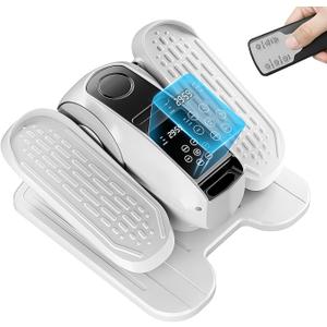 Under Desk Elliptical Exercise Machine, Elliptical Leg Exerciser as Seen on TV, 12 Speeds Leg Exerciser While Sitting for Seniors, Electric Seated Foot Pedal Exerciser for Home Gift for Women