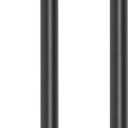 16'' Black Iron Barn Door Handles 2 Pack, Metal Gate Handles for Outdoor Wooden Fences, Garage Shed Door Handles, Interior Furniture Closet Drawer Door Pulls