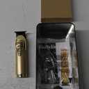 FX+ Professional Barber Cord/Cordless Hair Trimmers  Beard Trimmer for Men, Professional Stylist & Barber Clippers, USB-C Cordless Hair Trimmers for Men (Gold)