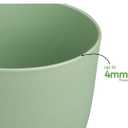 Plant Pots 8 Inch Set of 3, Flower Pots with Multi Mesh Drainage Holes, Planters for Indoor Outdoor Garden Plants and Flowers (Multicolor)