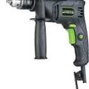 Genesis 1/2 5.0A Hammer Drill VSR with Auxiliary Handle, Chuck Key and Key Holder and 5ft Power Cord GHD1250SE