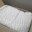 SUPA MODERN Cooling Bed Pillows for Sleeping 1 Pack Shredded Memory Foam Pillows Adjustable Cool Pillow for Side Back Stomach Sleepers Luxury Gel Pillows Toddler Pillow with Washable Removable Cover (Original White (Cooling))