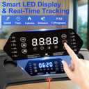 Treadmills for Home with Incline Walking Pad Treadmill with Handle Bar, Black