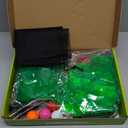 Light Up Golf Play Set - Upgraded Kids Toy Golf Putting Game Set with 6 LED Targets, 2 Clubs, 6 Balls (2 Glow), Night Golf Toys Gifts for Kids Golfers Family Indoor Outdoor Beach Lawn Park (Green)